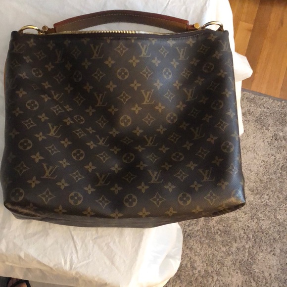 Louis Vuitton Brown Monogram Hobo Bag - Picture 12 of 16